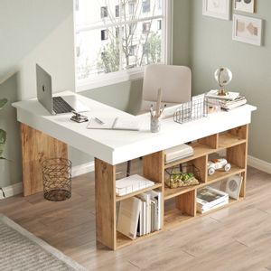 Hanah Home CT5 - AW Atlantic Pine
White Study Desk