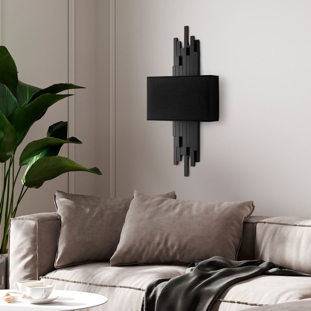 Zidna Lampa Axıs - 15104, boje: Crna slika 1