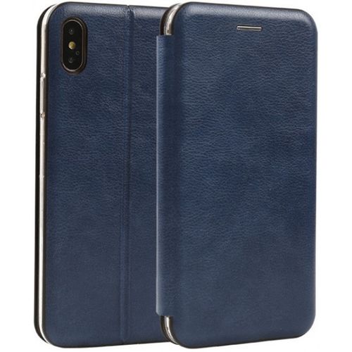 MCLF11-IPHONE 12 * Futrola Leather FLIP Blue (249) slika 1