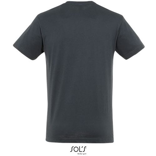 REGENT unisex majica sa kratkim rukavima - Tamno siva, XL  slika 6