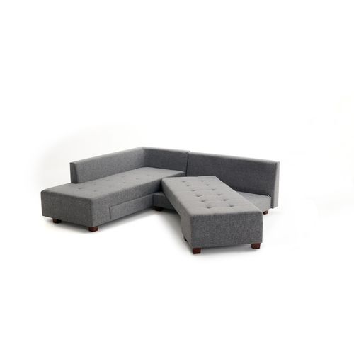 Atelier Del Sofa Kutna garnitura na razvlačenje, Sivo, Manama Corner Sofa Bed Left - Grey slika 5