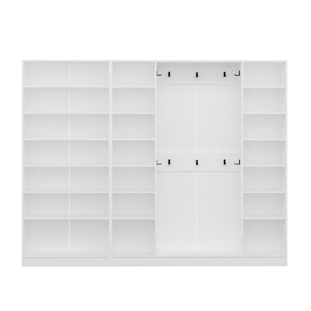 Hall Stand Kale - 8122 u bijeloj boji slika 1