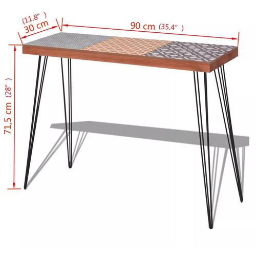 Konzolni Stol 90x30x71,5 cm Smeđi slika 24