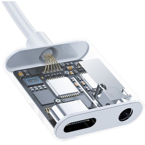 Adapter USB-C 2u1 pomoćni priključak DUDAO slika 3