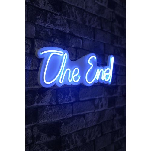 Wallity Ukrasna plastična LED rasvjeta, The End - Blue slika 1