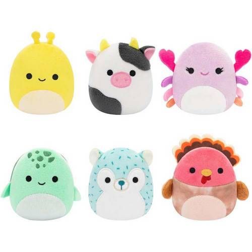 Squishmallows Micromallows 6cm - 6komada (Cailey, Connor, Gavi, Zarina, Hasani, Cole) slika 1