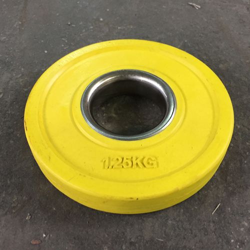 Olimpijski 7-grip gumirani disk uteg 1,25 kg/ф 51 mm slika 6