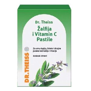 DR.THEISS ŽALFIJA I VIT C PASTILE A24