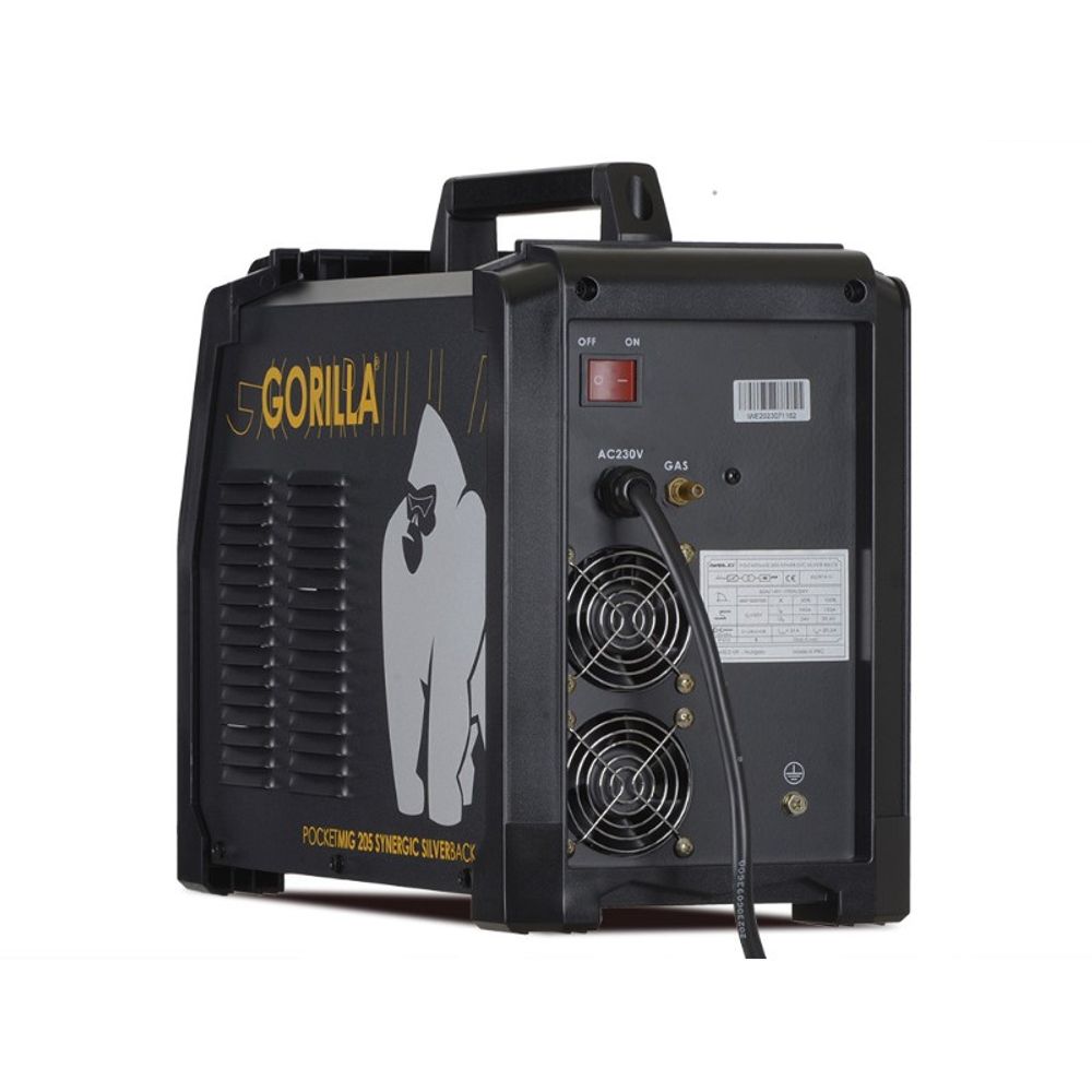 Iweld GORILLA POCKETMIG 205 SYNERGIC aparat za CO2 varenje 80POCMIG205CBS slika 3