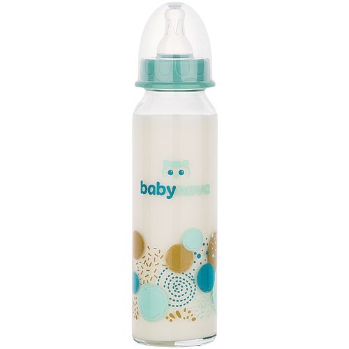 BABY NOVA Staklena flašica za bebu 0m+ 240ml, Mint slika 1