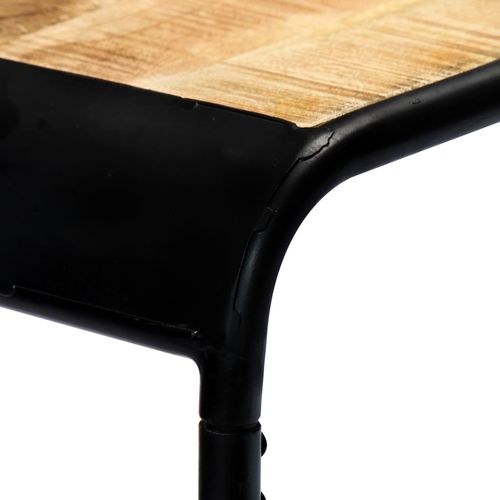 Konzolni stol 140 x 35 x 76 cm od grubog masivnog drva manga slika 5