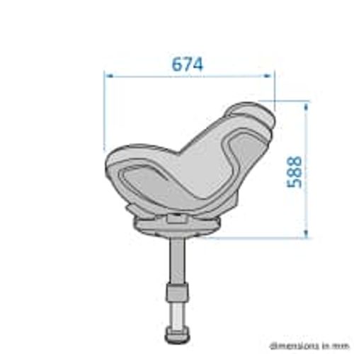 Maxi-Cosi autosjedalica Mica 360 Pro i-Size, Grupa 0+, 1 (0-18 kg) - Authentic Graphite slika 31