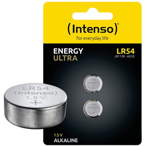 (Intenso) Baterija alkalna LR54/2, 1,5V dugmasta, blister 2 kom - LR54/2 slika 2