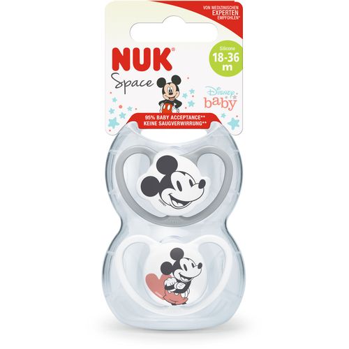 NUK duda varalica - silikon Space Mickey mickey vel.3 (18-36m), 2 kom 10177176 slika 1