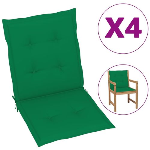 Jastuci za vrtne stolice 4 kom zeleni 100 x 50 x 3 cm slika 22