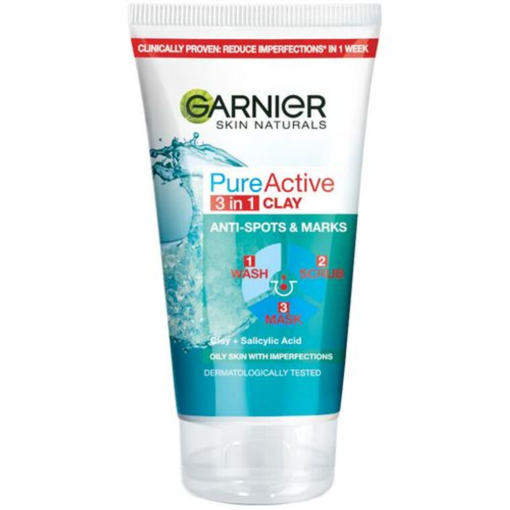 Garnier PureActive 3u1 Maska za lice Clay 150ml slika 2