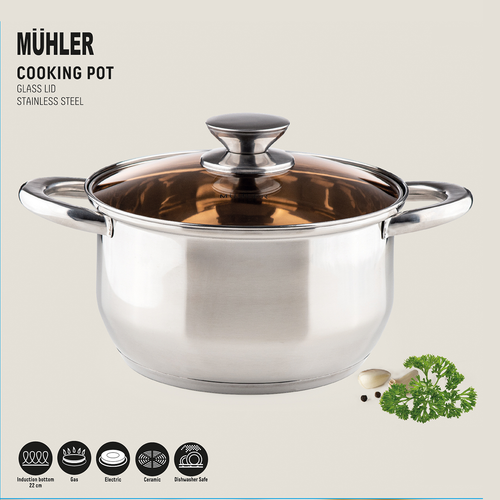 MUHLER ŠERPA INOX, 24X13.5CM, 5.4L, MR-442 slika 10