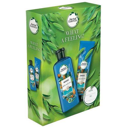 Herbal Essences Poklon paket, šampon 400ml + regenerator 275ml slika 2