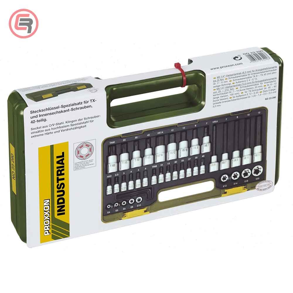 Proxxon Garnitura Nasadnih Torx i Imbus Ključeva 1/4" + 1/2" / 42 dijelna - 23290 slika 4