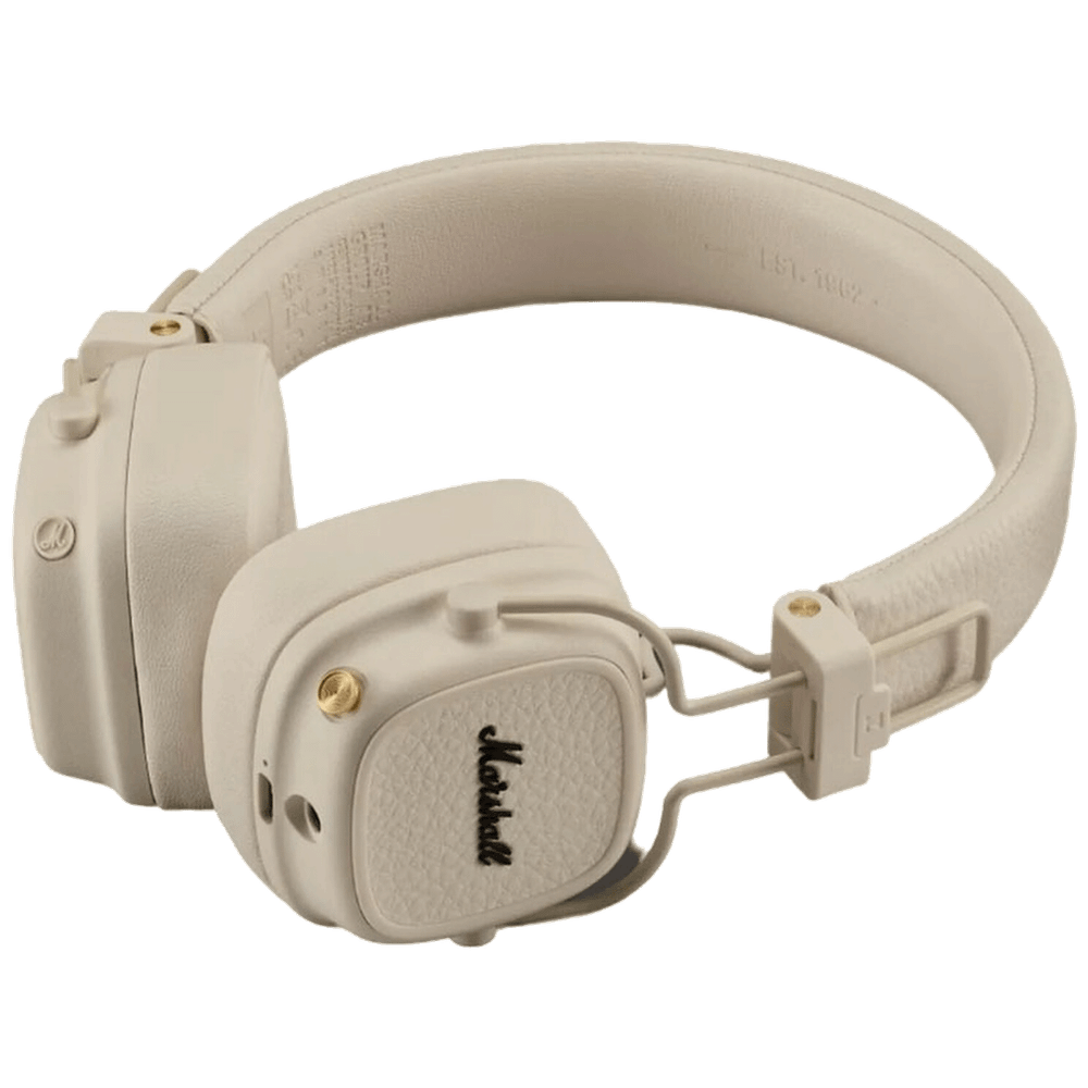 Marshall Slušalice bežične / žične sa mikrofonom Major V - Cream slika 4