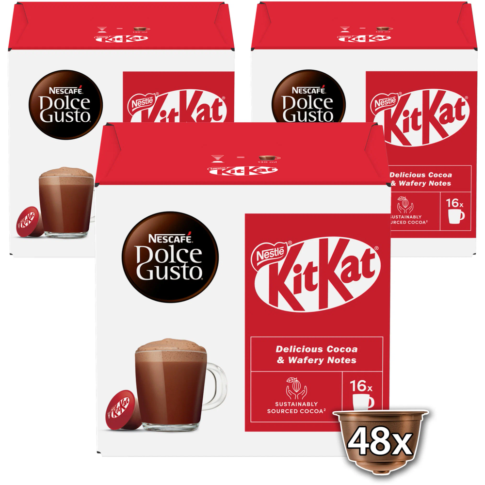Nescafe Dolce Gusto Kit Kat Chocolate, 48 kapsula XXL slika 1