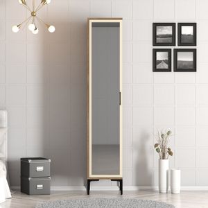 Kumsal R - Walnut, Cream Walnut
Cream Wardrobe