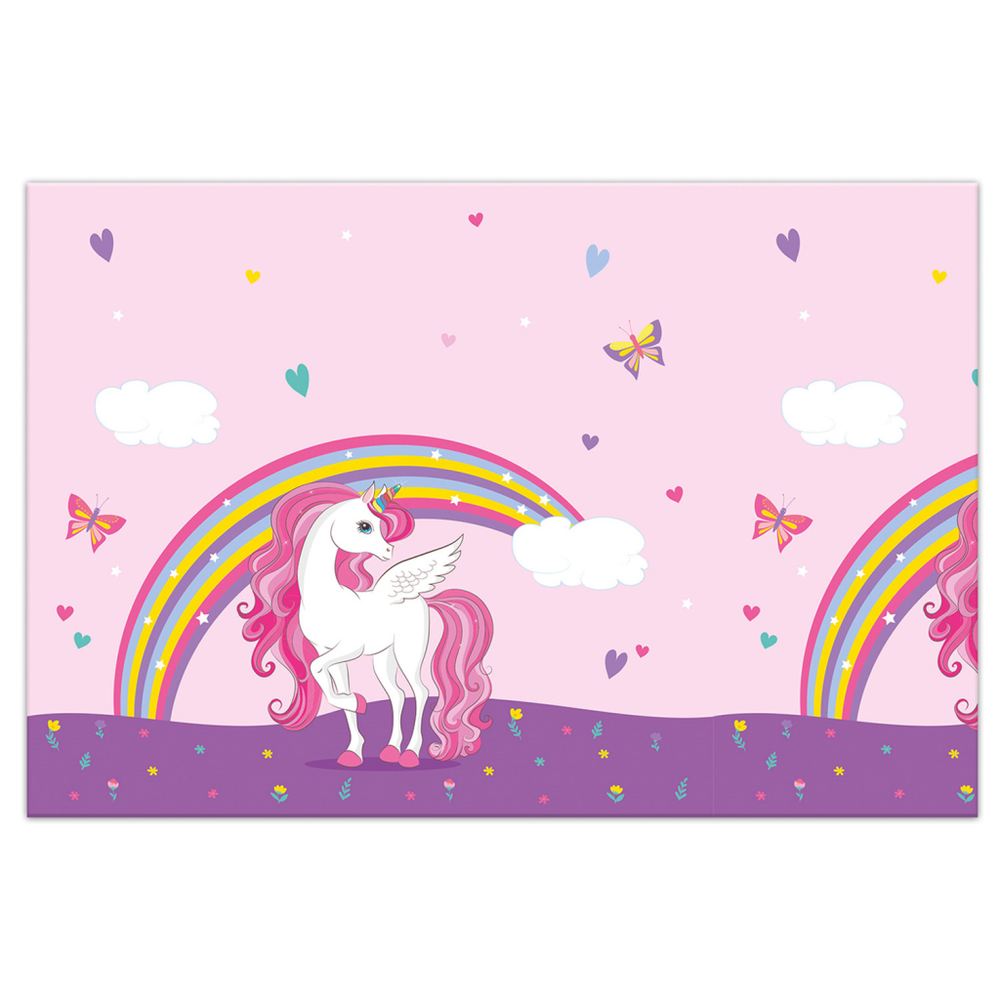 PVC Stolnjak Unicorn Rainbow 120x180cm slika 2