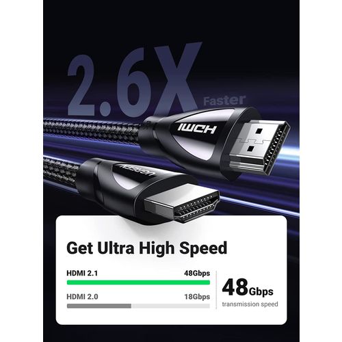 UGREEN HDMI kabel 2.1 8K@60Hz 4K@120Hz, 1M slika 7