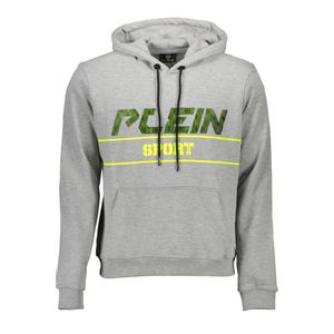 PLEIN SPORT SWEATSHIRT WITHOUT ZIP MAN GRAY