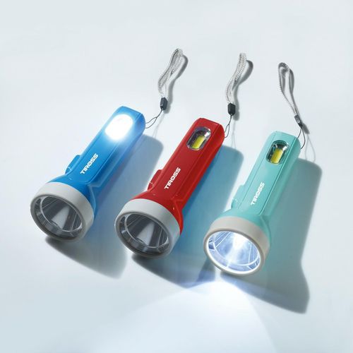 Tiross baterijska svjetiljka 1W LED 70lm + COB LED 80lm slika 1