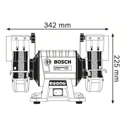 Bosch Dvostrano tocilo 350W GBG 35-15 slika 3