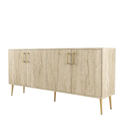 Woody Fashion Komoda KIEV, boja Travertine slika 5