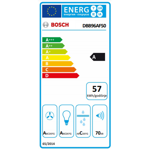 Bosch ugradbena napa DBB96AF50 slika 6