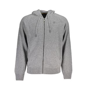 K-WAY CARDIGAN MAN GRAY