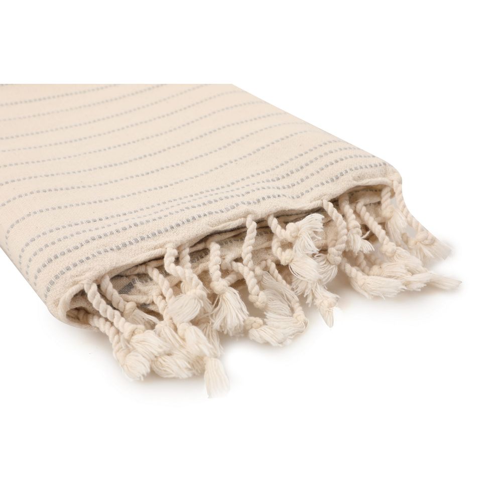 Capri - Siva Krema Fouta (Peškir za plažu) slika 6