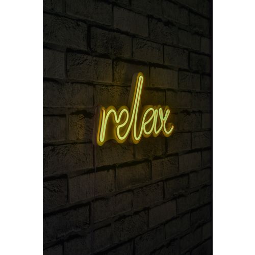 Wallity Ukrasna plastična LED rasvjeta, Relax - Yellow slika 10