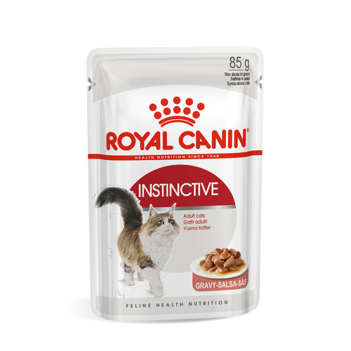 ROYAL CANIN FHN Instinctive Gravy, potpuna hrana u vrećici za  odrasle mačke, komadići u umaku, 12x85 g slika 1