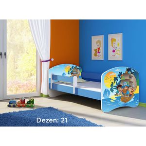 Deciji krevet ACMA II 160x80 + dusek 6 cm BLUE21