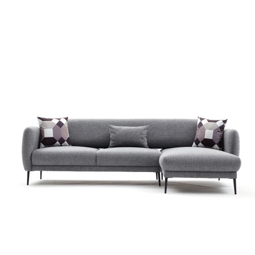 Atelier Del Sofa Kutna garnitura na razvlačenje, Sivo, Venus R - Grey slika 6