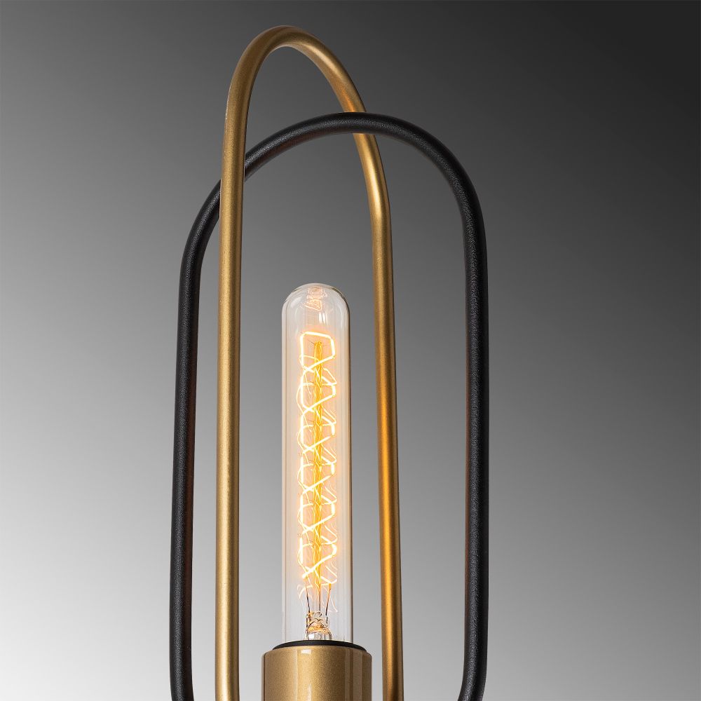 Stolna Lampa Cerco - 5071 u Crno-Zlatnoj Boji slika 6
