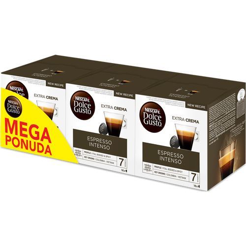 Nescafe Dolce Gusto kapsule Espresso Intenso 3x128 g XXL pakiranje slika 1