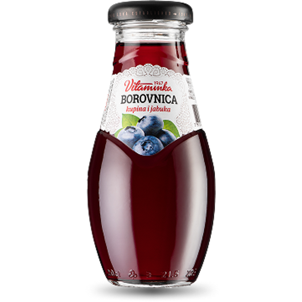 Vitaminka Sok od borovnice 200 ml slika 1
