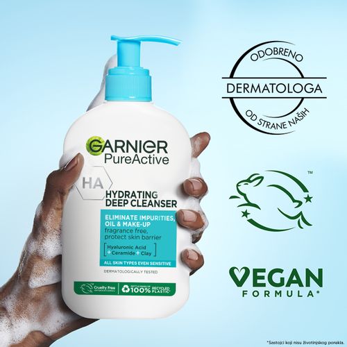 Garnier Skincare Pure Active Hydrating Deep Cleanser gel za čišćenje lica 250ml slika 4