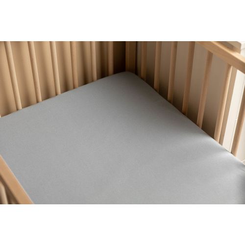 Vodootporna plahta za dječji krevetić 120x60cm siva slika 2