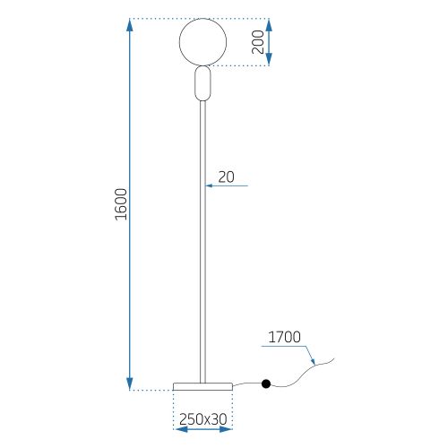 TOOLIGHT Samostojeća svjetiljka APP928-1F slika 11