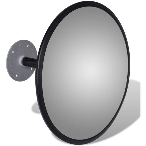 Konveksno unutrašnje plastično akrilno ogledalo, crno, 30 cm slika 11
