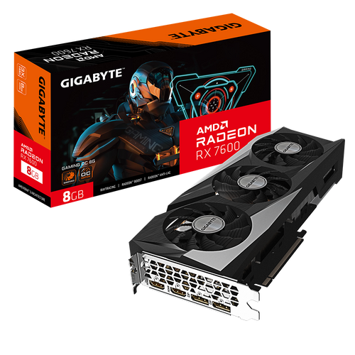 Gigabyte GV-R76GAMING OC-8GD Radeon RX 7600 GAMING OC 8GB slika 1