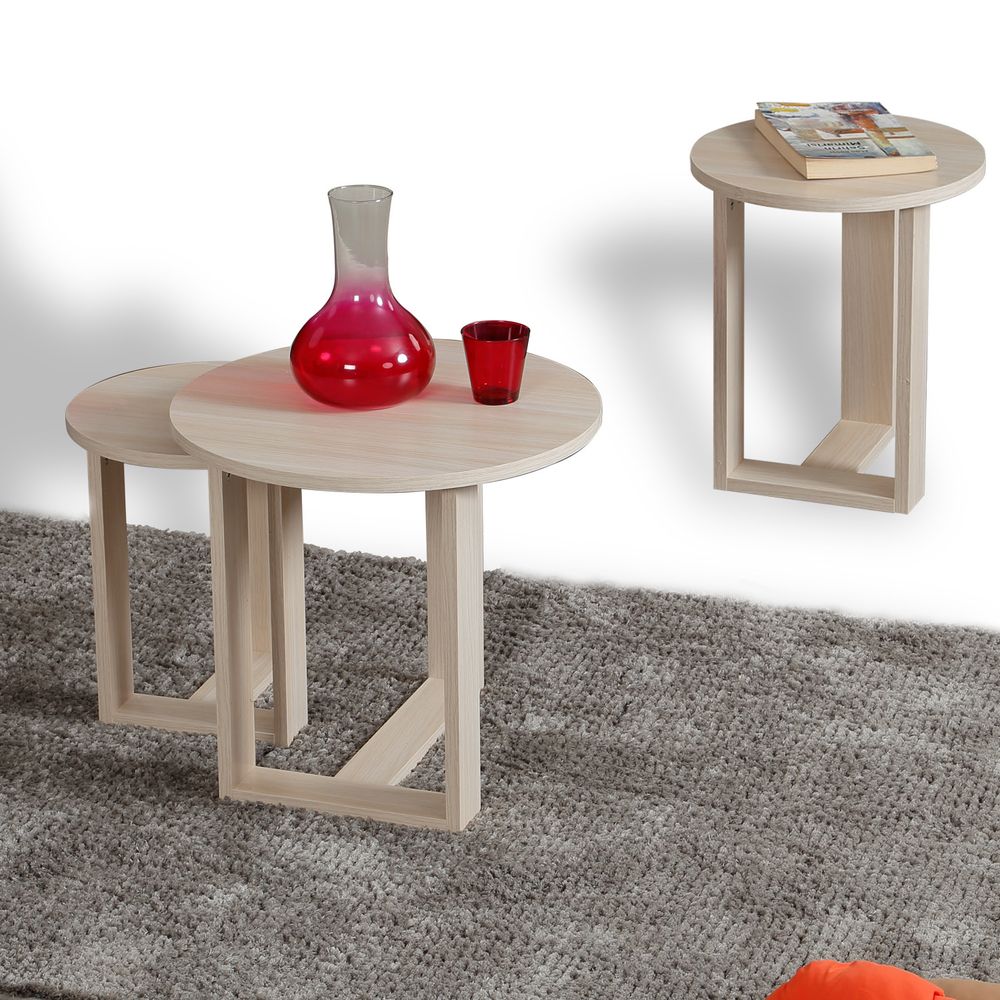 Mira - Set Stolića od Hrasta (3 Komada) slika 2