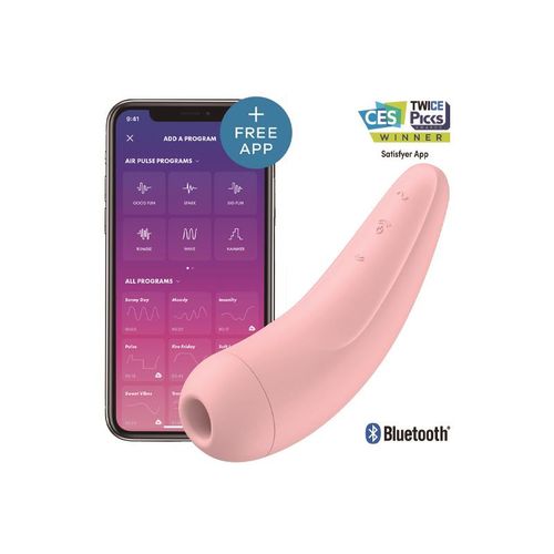 Satisfyer Curvy 2+ stimulator klitorisa - Roza slika 1