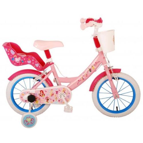 Dječji bicikl Disney Princess 14" s dvije ručne kočnice rozi slika 1
